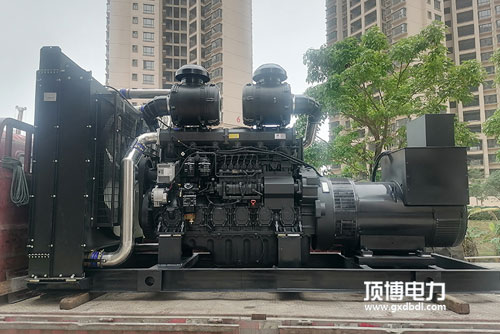 潍柴300KW柴油尊龙凯时组气缸套漏气导致冷却液温度过高