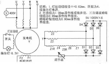 康明斯50千瓦尊龙凯时接线图